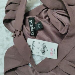 Express shoulderless dress